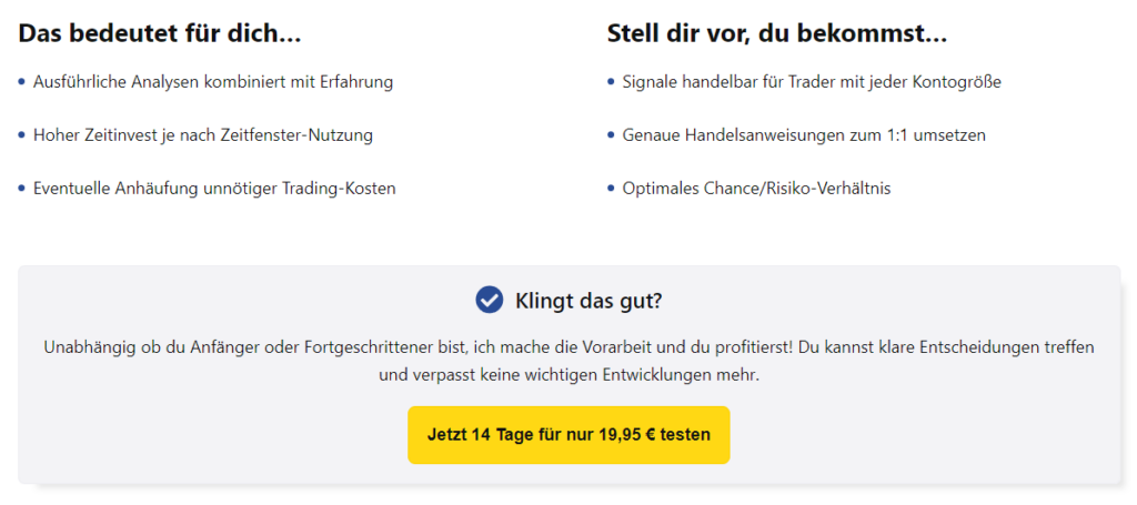 Meine Erfahrungen mit den EUR/USD Daytrading Signalen von Karsten Kagels